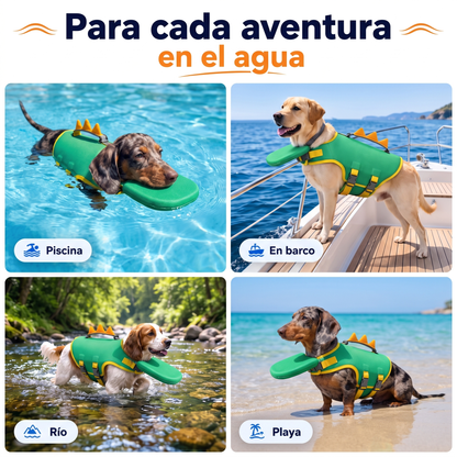 Chaleco Salvavidas para Perros | Dogsaur