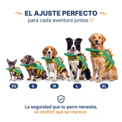 Chaleco Salvavidas para Perros | Dogsaur